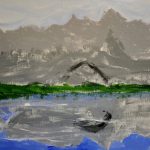 Briley Krug Mountain Painting
